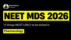 Pharmacology: 15 things MOST LIKELY to be tested in NEET MDS 2026